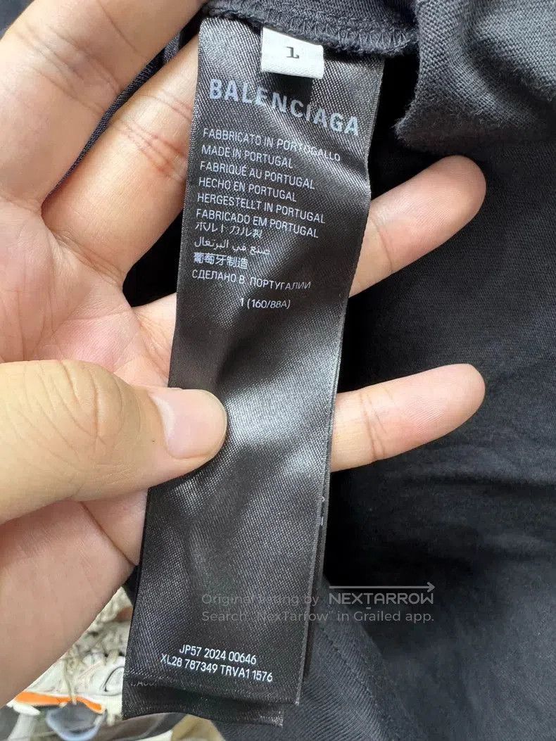 Balenciaga Balenciaga Logo Print Crewneck Short Sleeve T-Shirt. Size US S / EU 44-46 / 1 - 5 Thumbnail