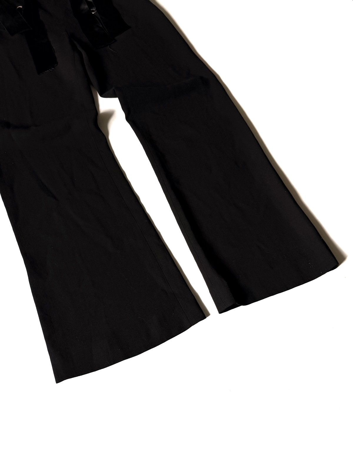Valentino Valentino Roma Wool Pants Eyelets Bow Detail Straight Fit 42 Size 28" / US 6 / IT 42 - 2 Thumbnail