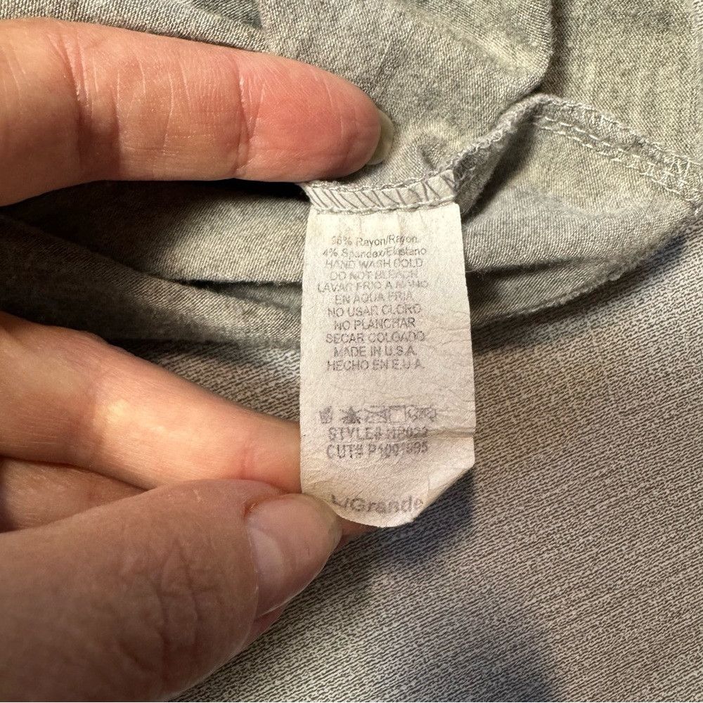 Vintage Havana Vintage Havana 3/4 Sleeve Hoodie Grey Top Size L Size L / US 10 / IT 46 - 8 Thumbnail