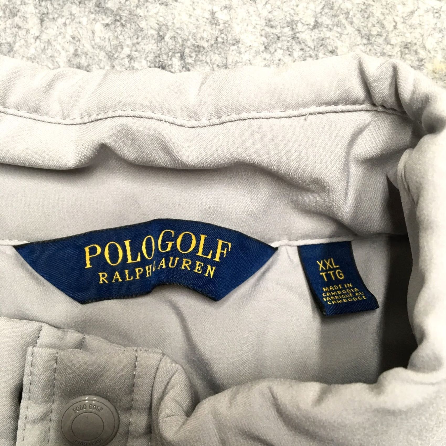 Polo Ralph Lauren Polo Ralph Lauren Quilted Snap Pullover Mens XXL Gray Lightweight Jacket Size US XXL / EU 58 / 5 - 4 Thumbnail