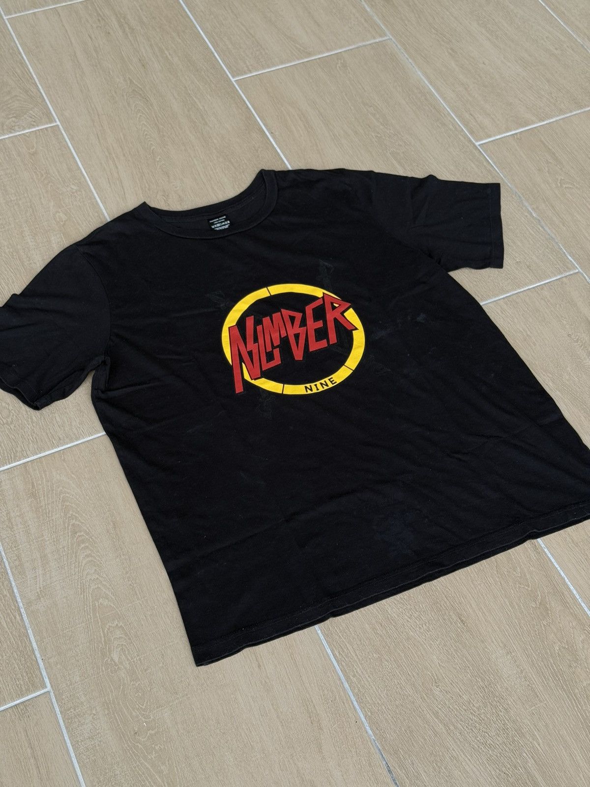 Number (N)ine Number (N)ine Black Like Slayer Tee Sise 5 Size US L / EU 52-54 / 3 - 4 Thumbnail