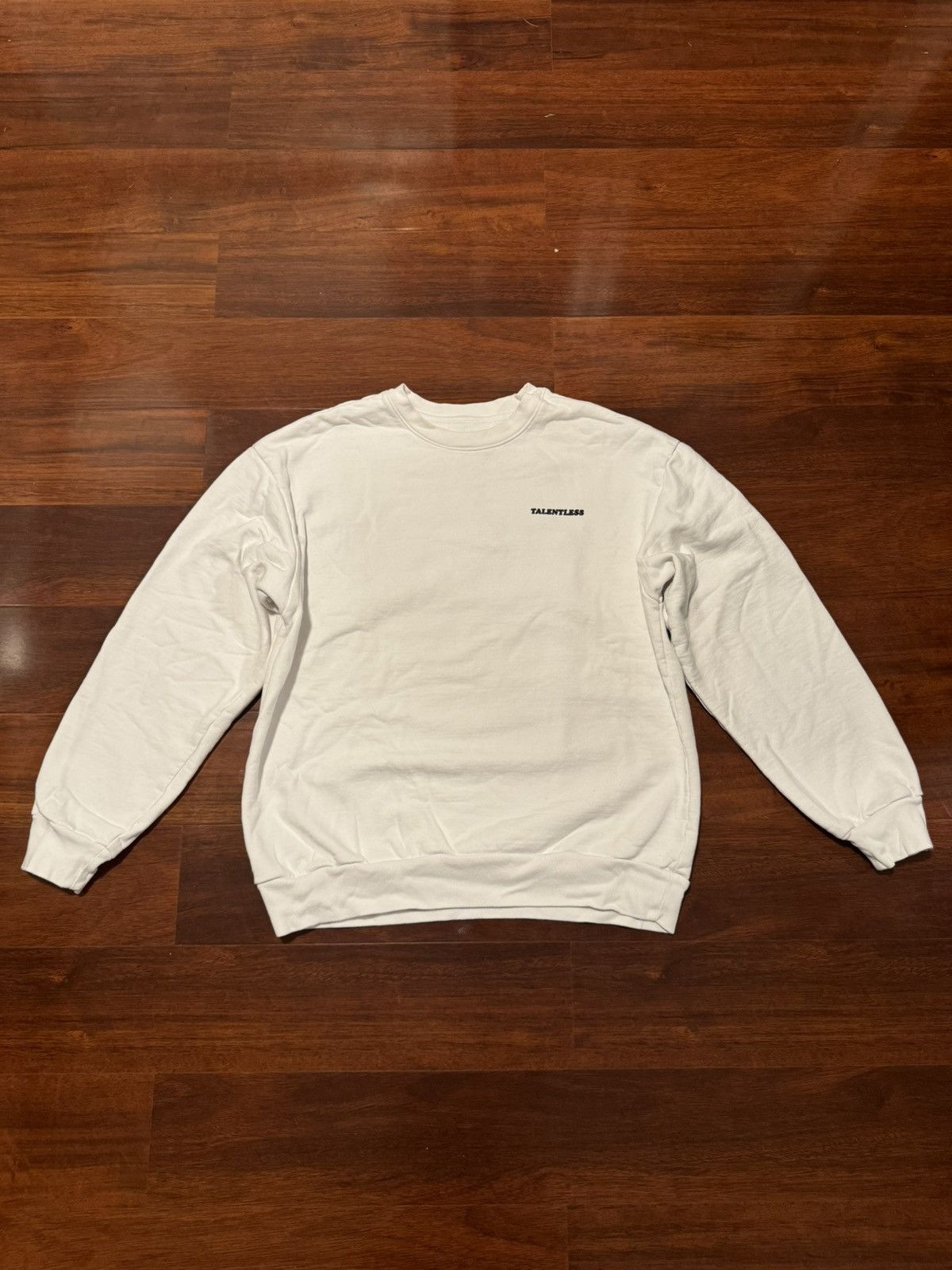Talentless White Talentless Please Wash Your Hands Crewneck Size US XL / EU 56 / 4 - 1 Thumbnail