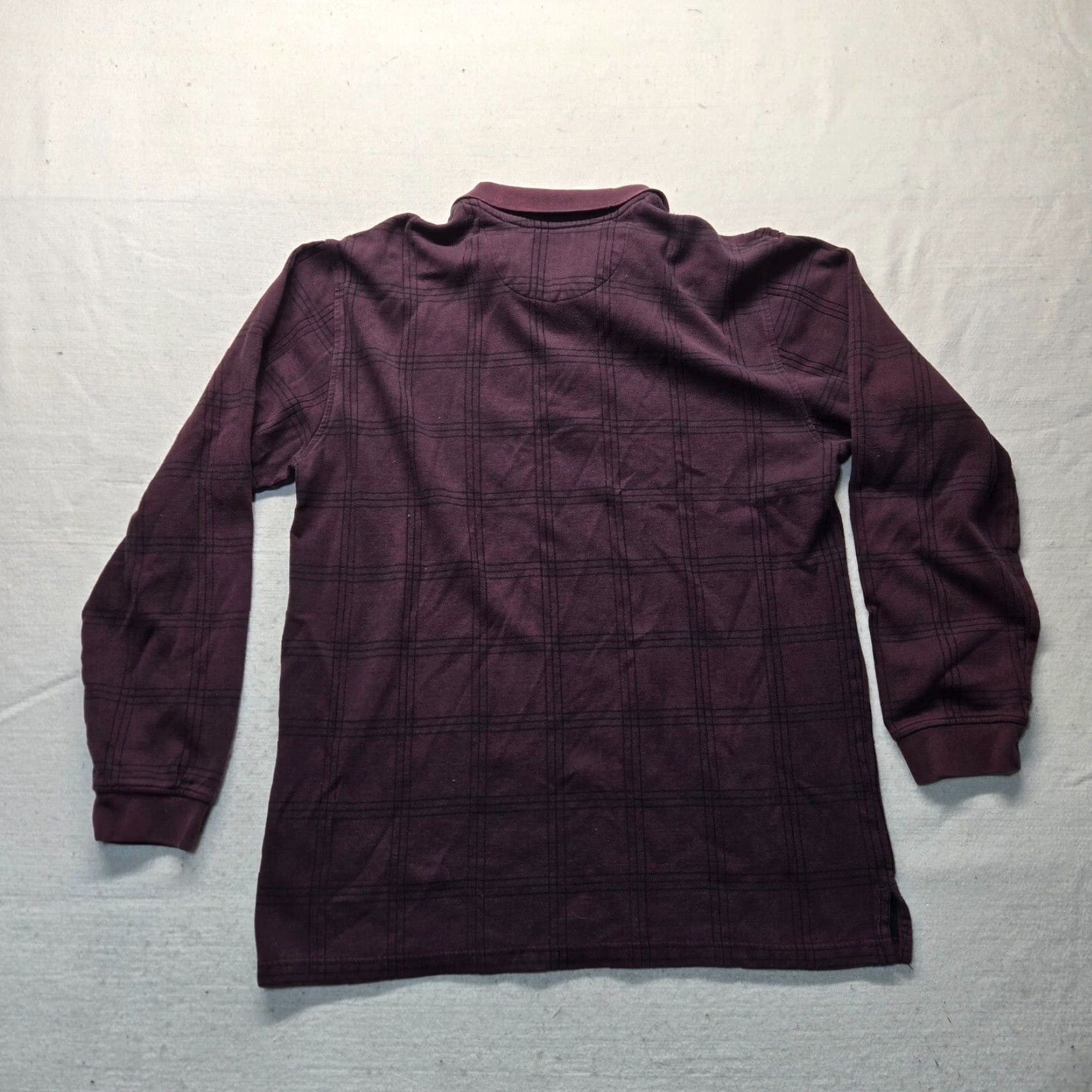 Arrow Arrow Sweater Long Sleeve Polo Burgundy Adult Men's Size XLT Extra Large Tall Mens Size US XL / EU 56 / 4 - 7 Thumbnail