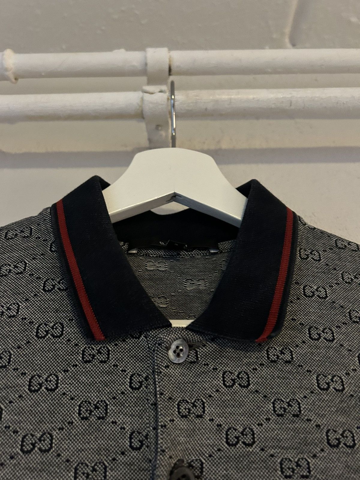 Gucci Gucci GG Monogram Polo Shirt Size US S / EU 44-46 / 1 - 2 Thumbnail