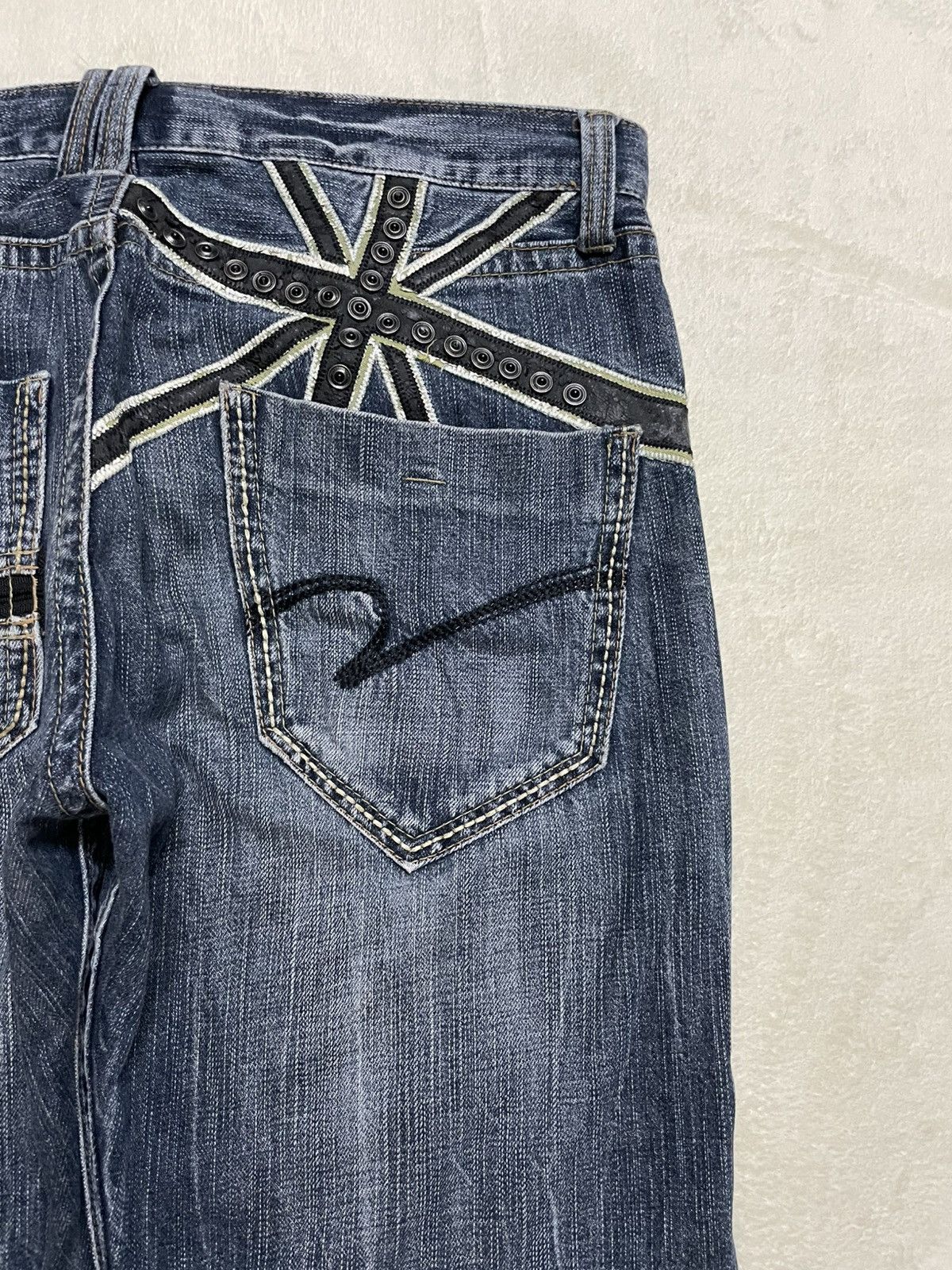 Japanese Brand Vintage Anti-Label Mudwash Faded Denim Jeans Size US 34 / EU 50 - 13 Thumbnail