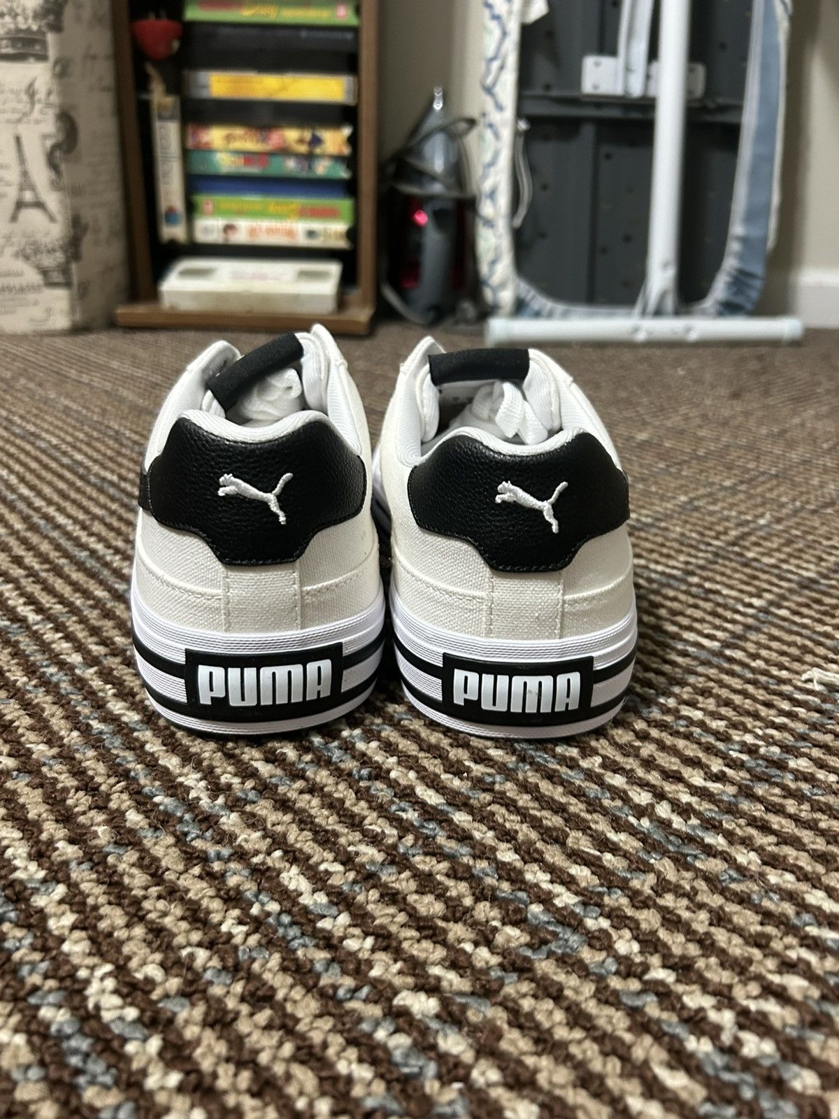 Puma Puma Shuffle Sneakers – White/Black – Brand New Size US 6 / EU 39 - 4 Thumbnail