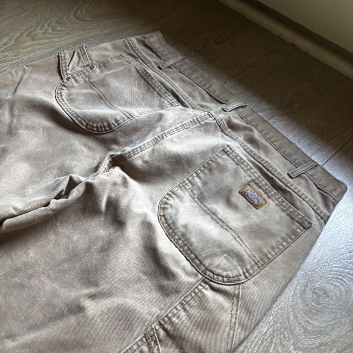 Dickies Vintage Y2K 2000s Faded & Distressed Tan Dickies Pants Size US 40 / EU 56 - 2 Thumbnail