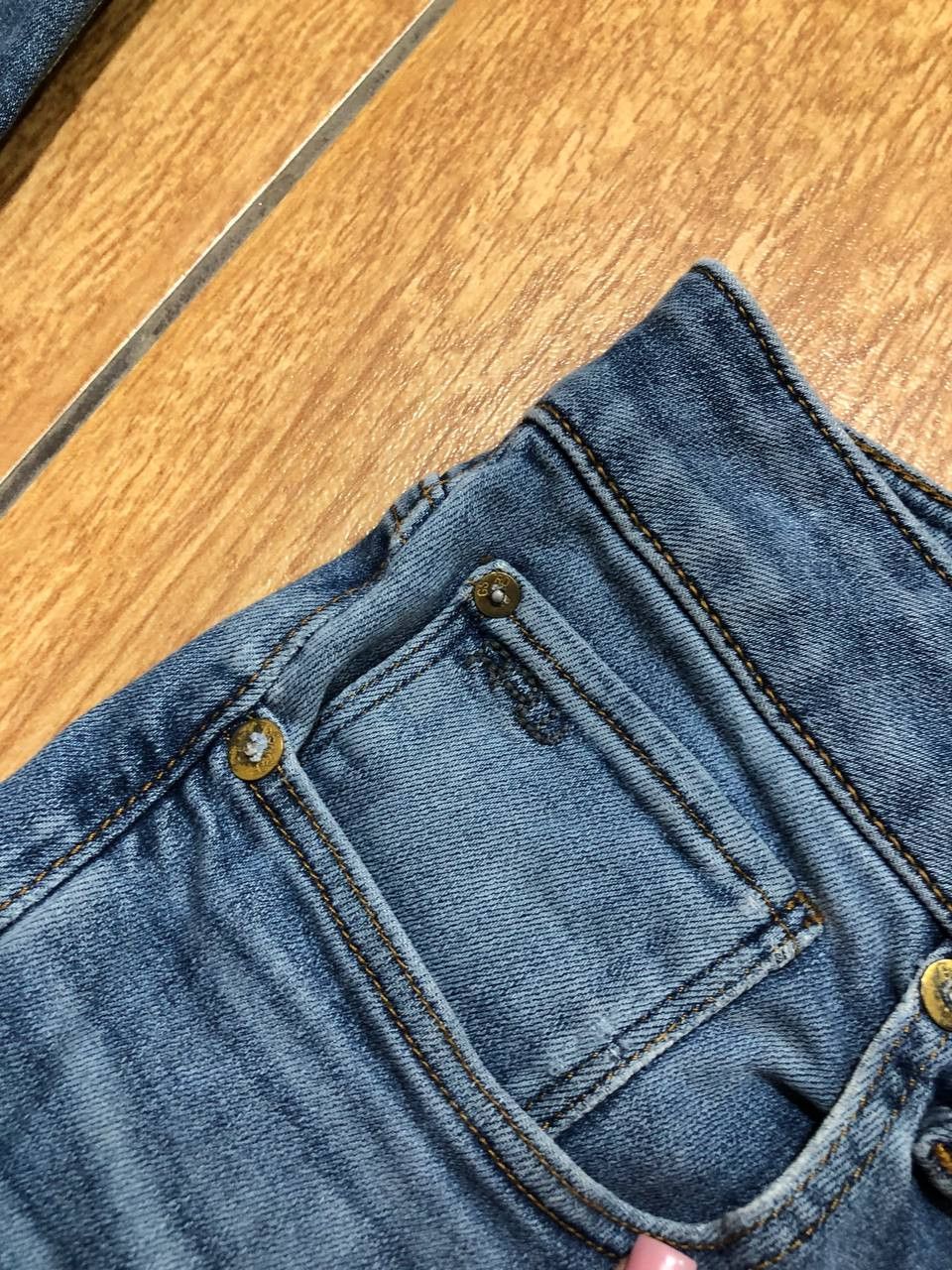 G-Star G Star Raw 3301 Slim Fit Tapered Button Fly Whisker Denim Size US 32 / EU 48 - 14 Thumbnail