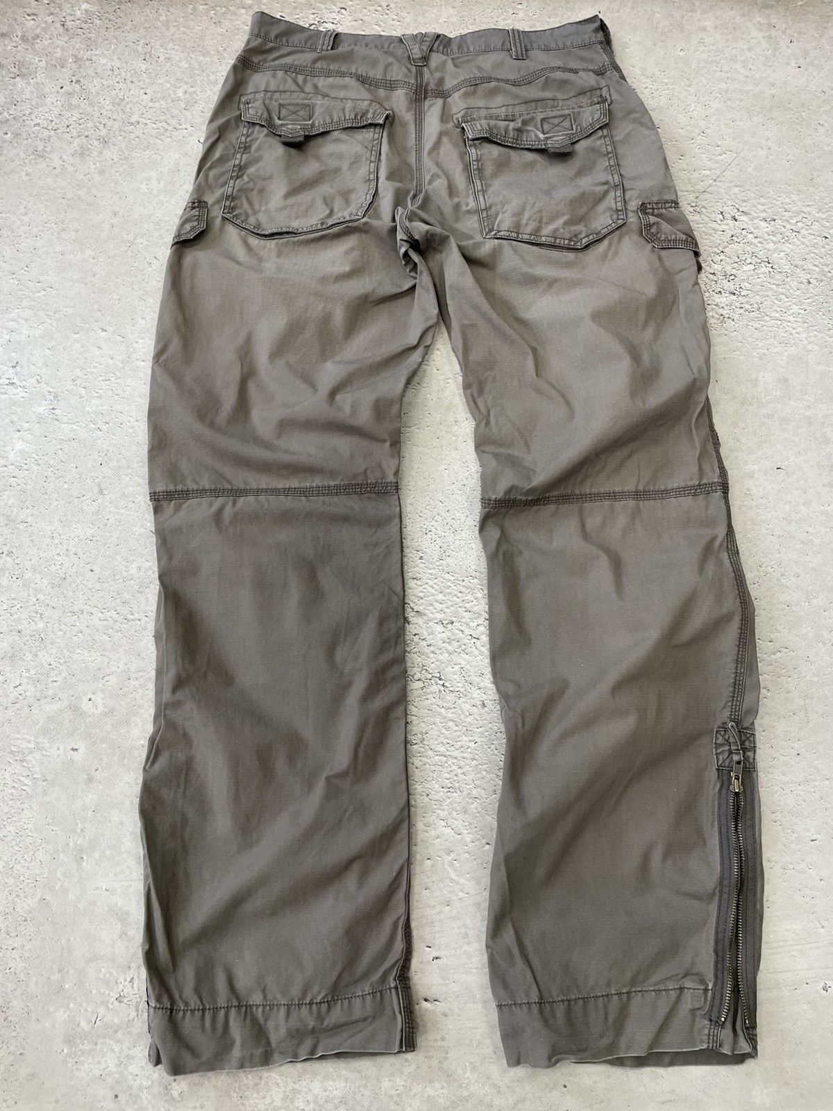 Junya Watanabe Rare sun faded cargo baggy zipper wide cargo y2k pants Size US 34 / EU 50 - 8 Thumbnail