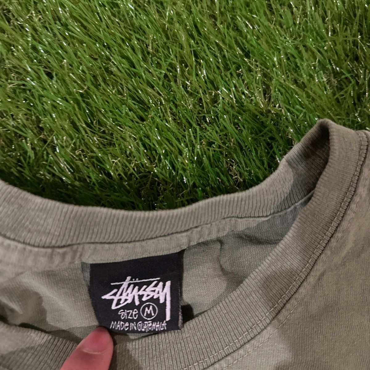 Stussy Stussy green diced tee limited edition Size US M / EU 48-50 / 2 - 3 Thumbnail