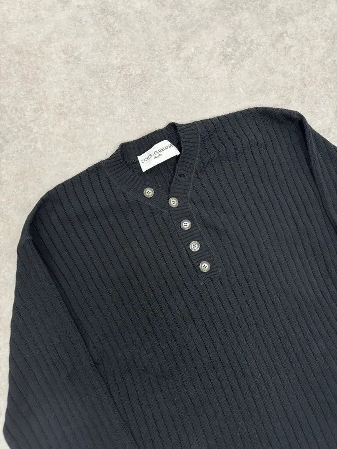 Dolce & Gabbana AW1995 Dolce & Gabbana Black Wool Sweater Size US M / EU 48-50 / 2 - 6 Thumbnail