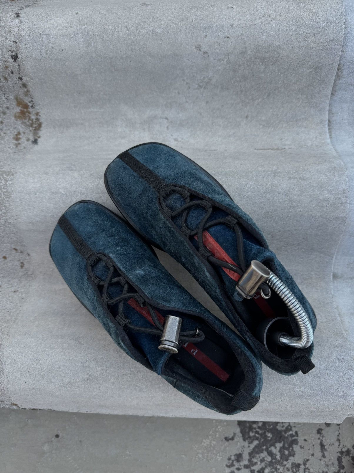 Prada Prada 1999 Suede Sneakers Size US 5.5 / IT 35.5 - 2 Thumbnail