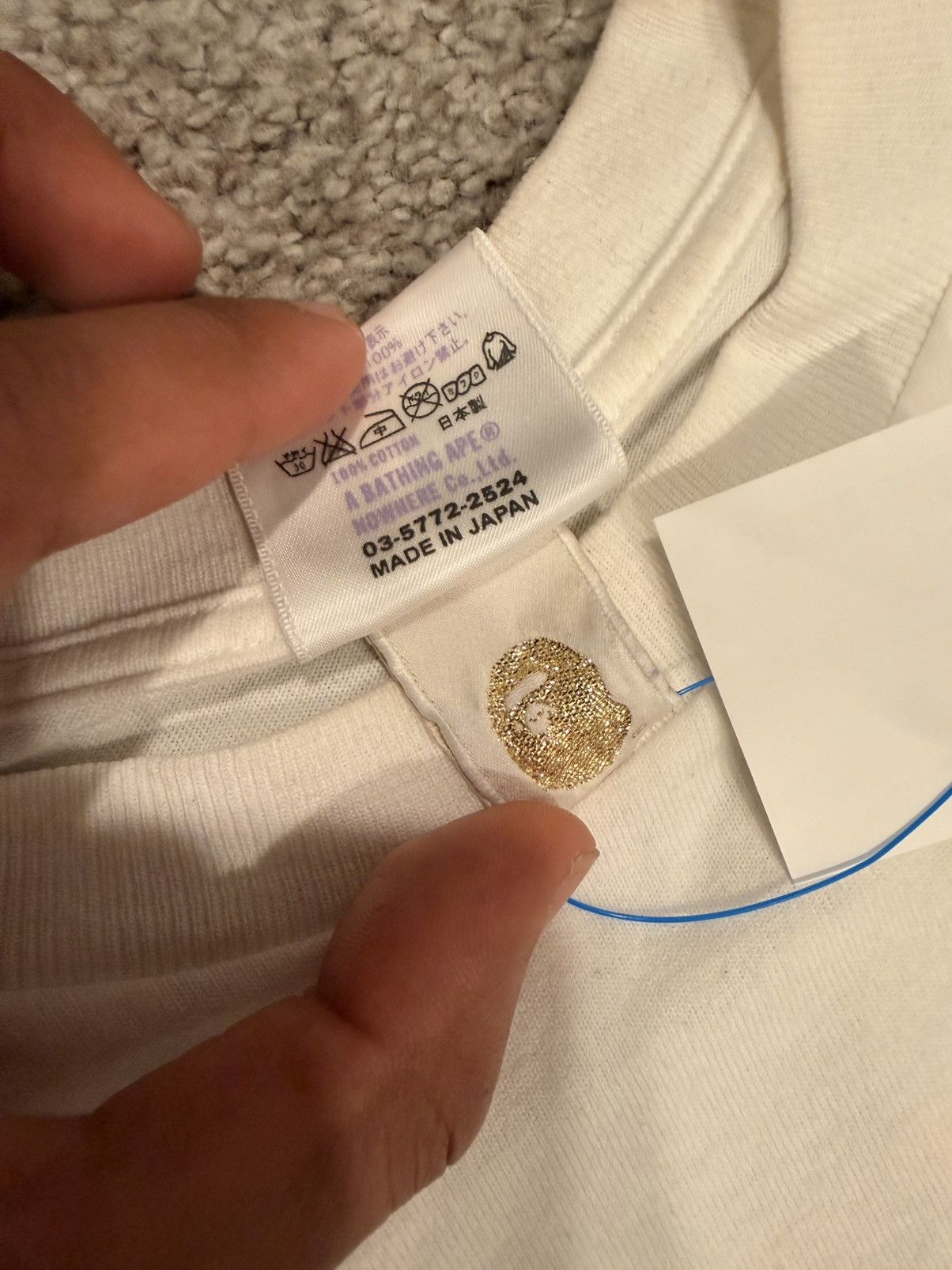 Bape BAPE WING LOGO/APE SHALL NEVER KILL APE TEE Size US M / EU 48-50 / 2 - 10 Thumbnail