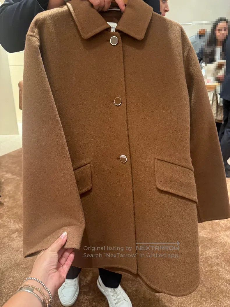 Hermes Hermes Cashmere Coat, Dark Brown, 100% Cashmere, Equestria Size S / US 4 / IT 40 - 1 Thumbnail