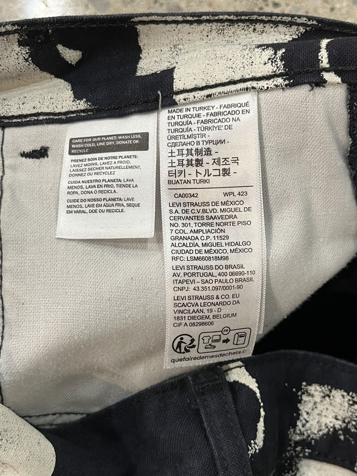 Levi's Artist collaboration screenprint denim Size US 30 / EU 46 - 5 Thumbnail