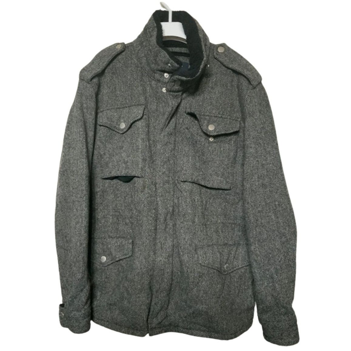 Nautica Nautica Jeans Co Gray Wool Jacket Men's Size Large USED Size US L / EU 52-54 / 3 - 1 Thumbnail