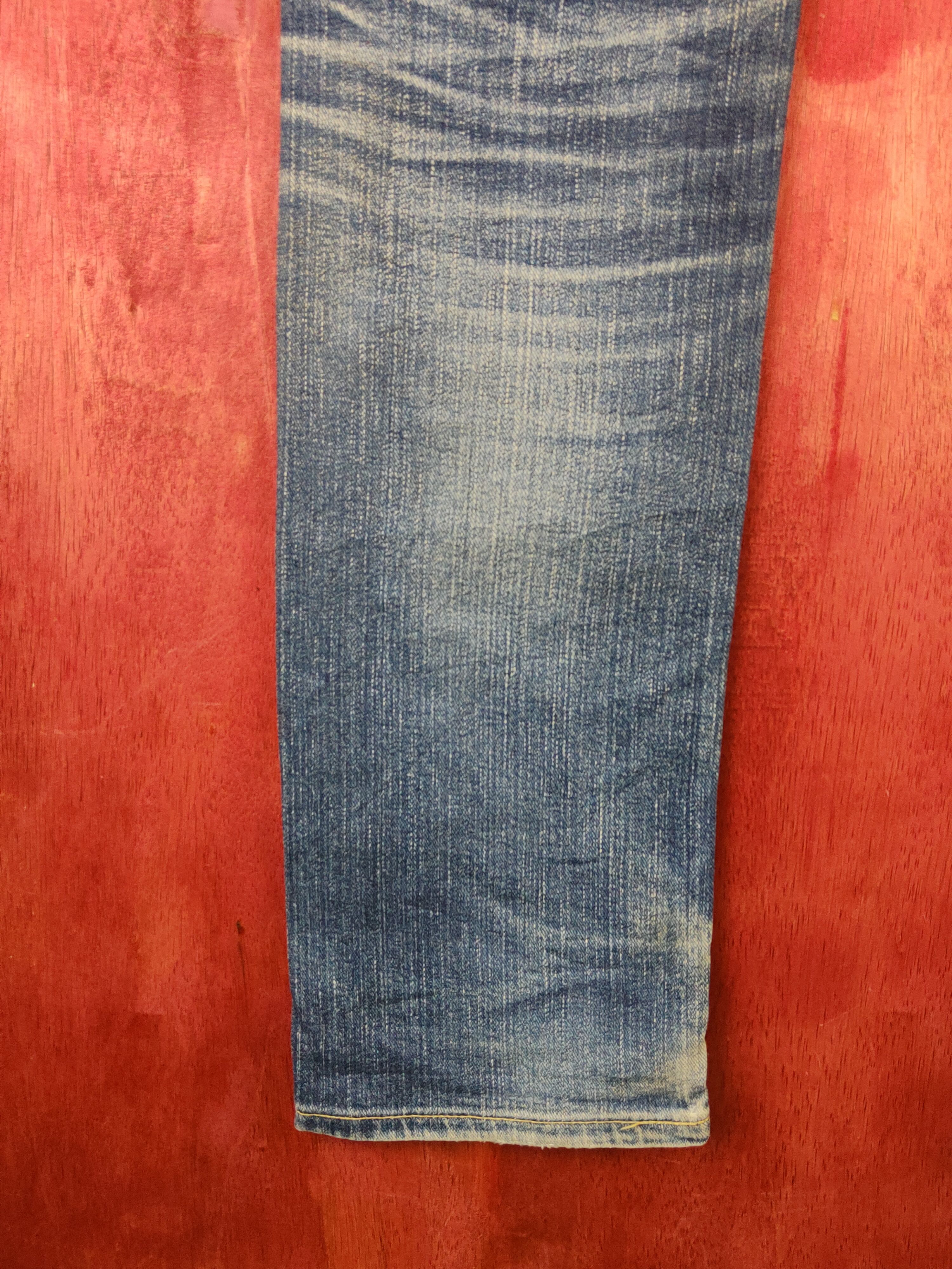 Japanese Brand Lee Blue Faded Distressed Ripped Jeans #S2242 Size US 32 / EU 48 - 9 Thumbnail