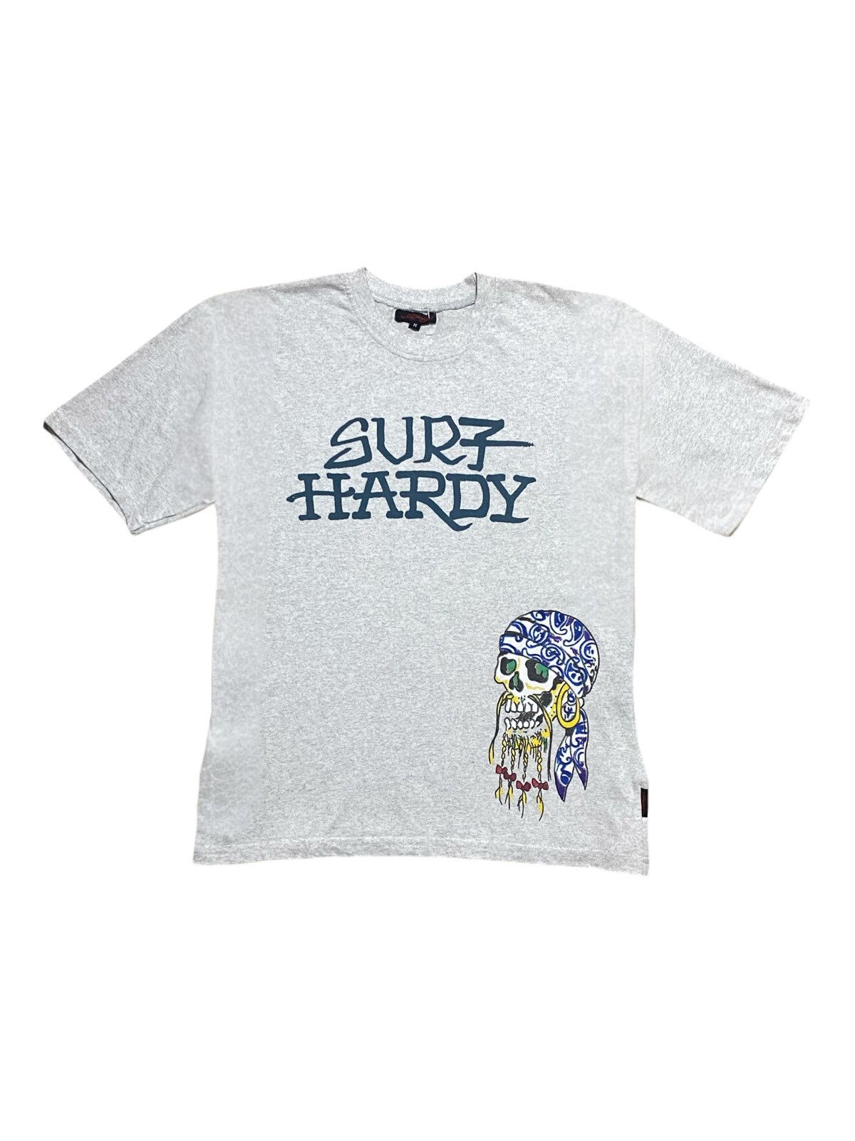 Ed Hardy Y2K Surf Hardy Emo Grunge Gothic Grey Tshirt Size US M / EU 48-50 / 2 - 1 Thumbnail