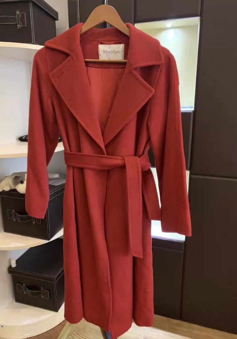 Max Mara Max Mara Coat manuela, red Size S / US 4 / IT 40 - 1 Thumbnail