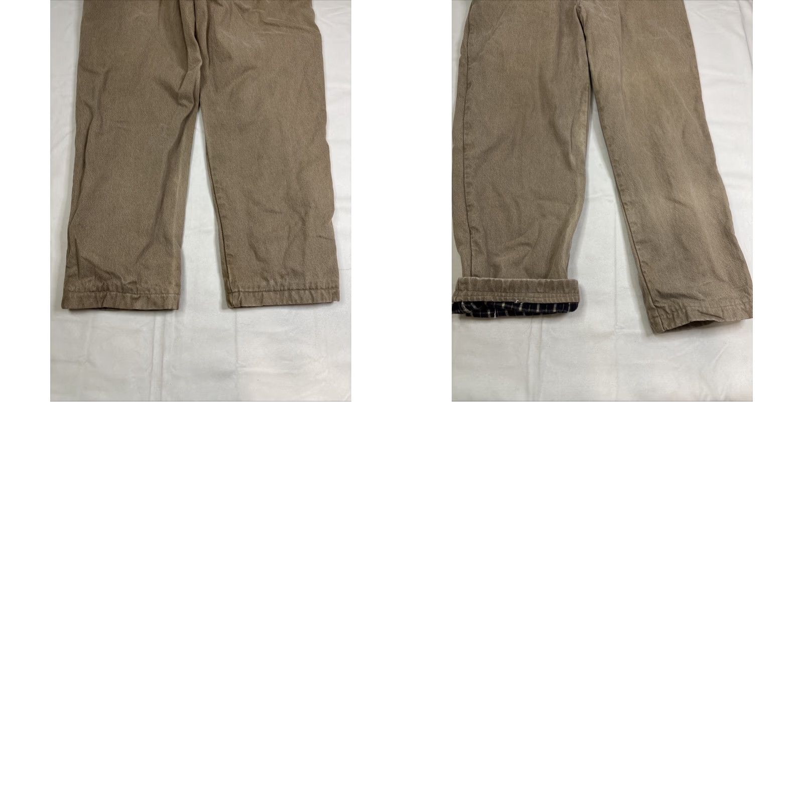 Vintage VINTAGE LL Bean Jeans 40x34 Mens Comfort Waist Regular 34 Inseam Brown Flannel Lined Denim Straight - Cold Weather 5-Pocket Mens Size US 40 / EU 56 - 8 Thumbnail
