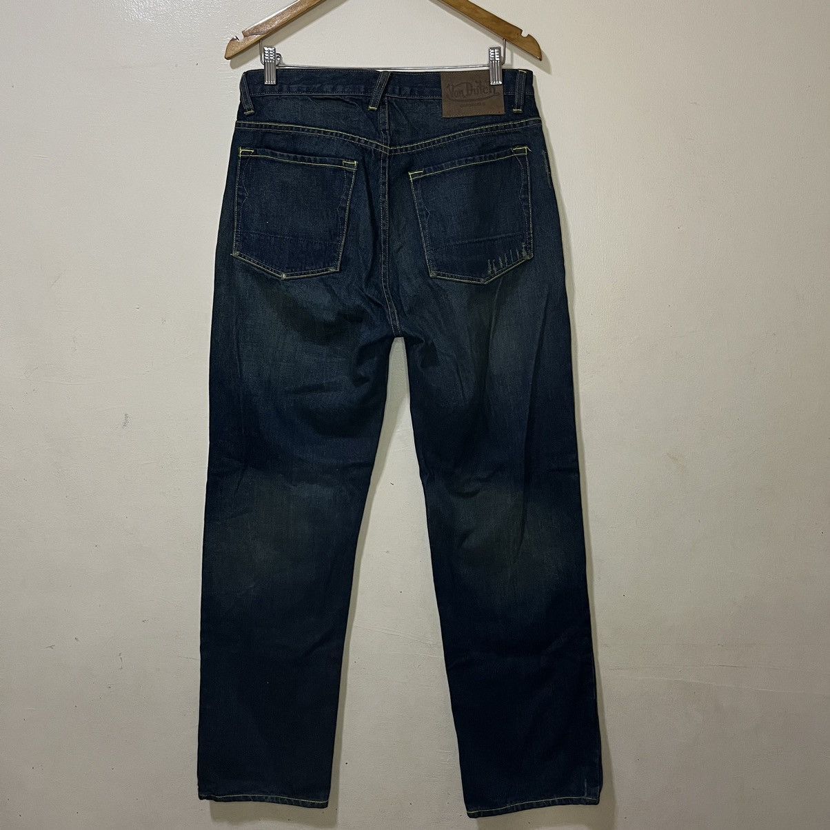 Von Dutch Y2K Von Dutch Logo Patchwork Design Denim Baggy Pants Size US 32 / EU 48 - 12 Thumbnail