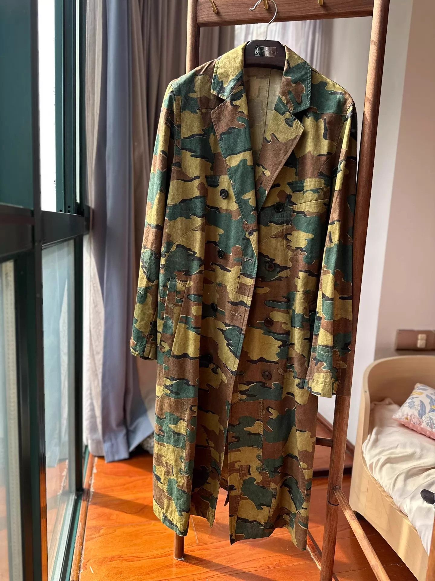 Dries Van Noten DVN Runway Trench Coat S 98 New Cotton-Linen Color Size US S / EU 44-46 / 1 - 2 Thumbnail