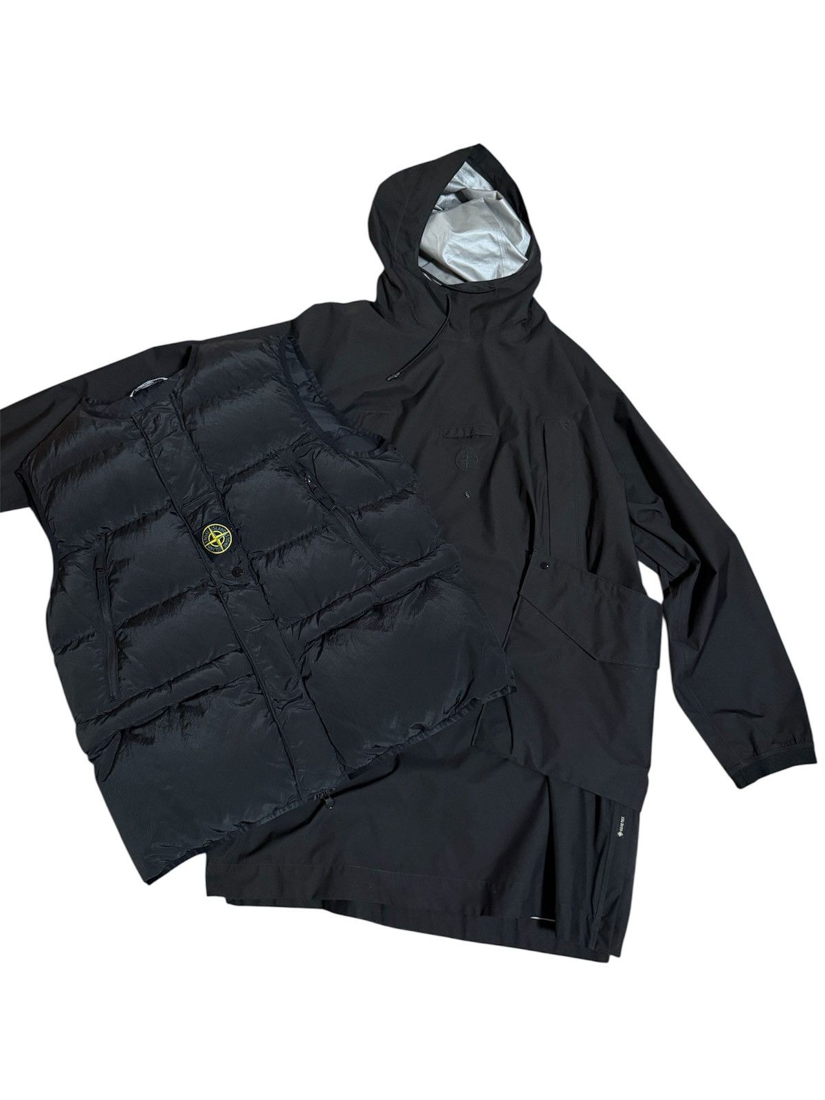 Stone Island 2700$ Stone Island 2in1 Gore Tex Metal Down-TC Packable Cape Size US XL / EU 56 / 4 - 9 Thumbnail