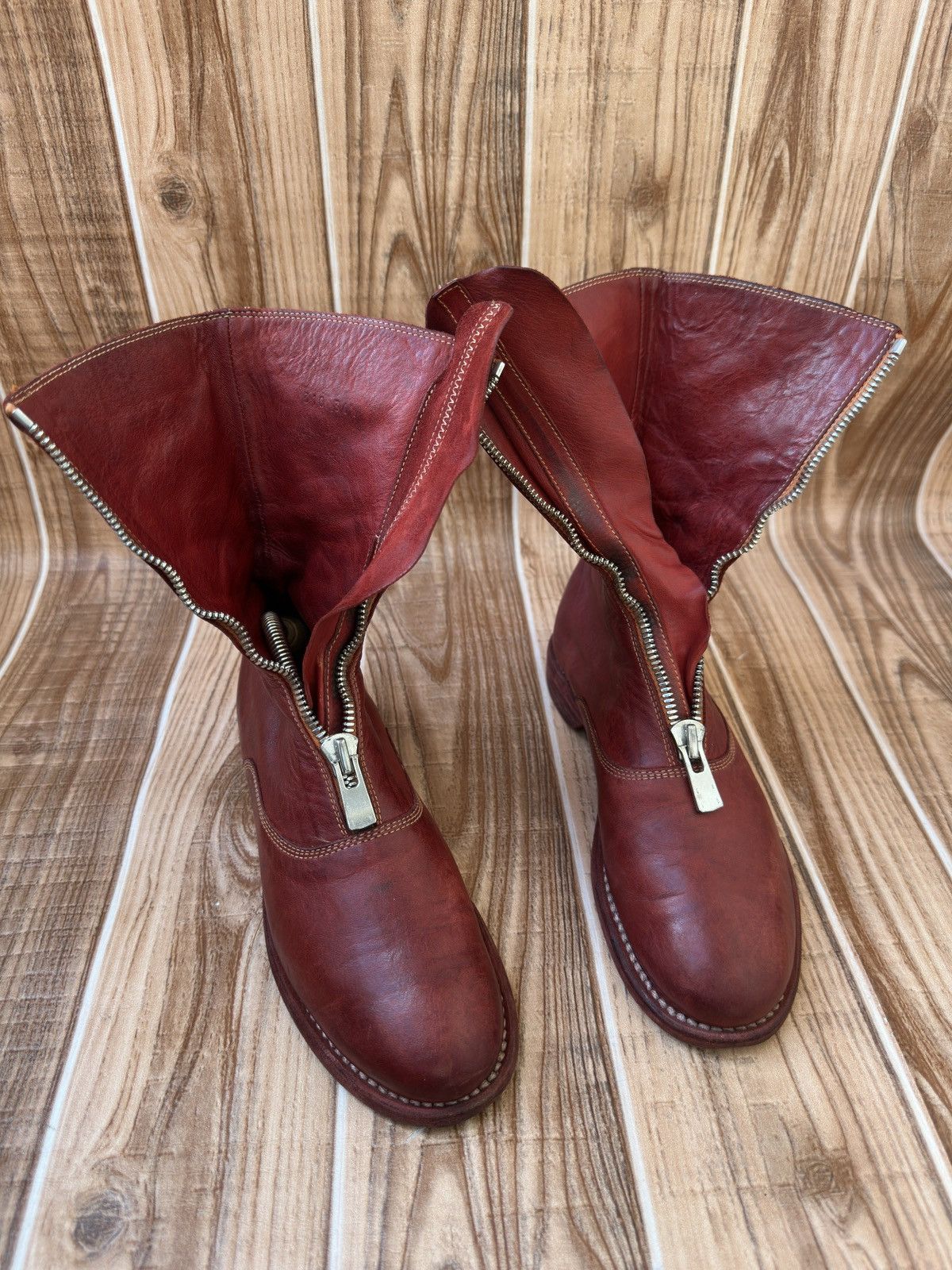 Guidi Guidi 310 Front-zip Soft Horse Leather Boots Size US 6.5 / IT 36.5 - 17 Thumbnail