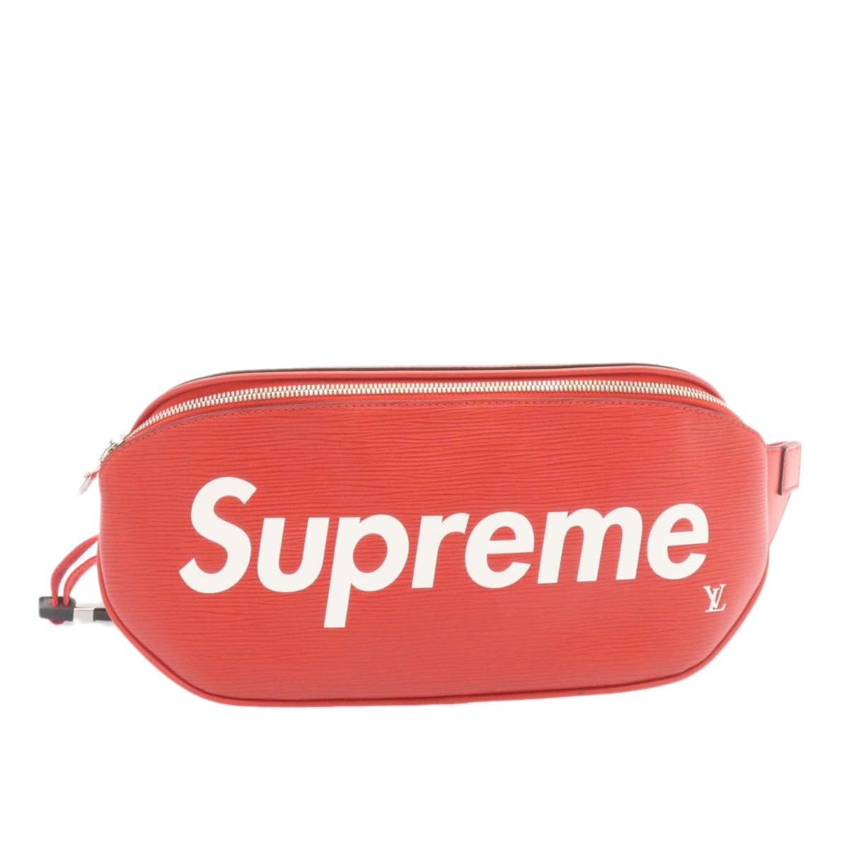 Louis Vuitton LOUIS VUITTON X Supreme Epi Bum Bag Body Bag Red M53418 Size ONE SIZE - 1 Thumbnail