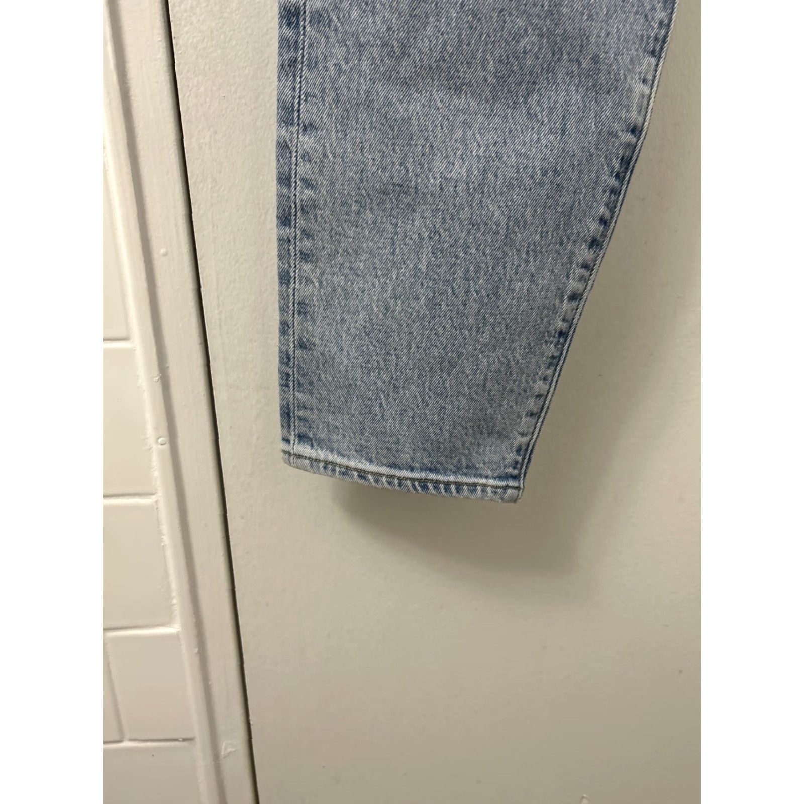 Levi's Levi's Premium Jeans Womens 30x27 Blue Big E Wedgie Denim Straight Fit Button Denim Jeans Women Retro 5-Pocket Medium Wash Regular Rise Size 30" / US 8 / IT 44 - 4 Thumbnail