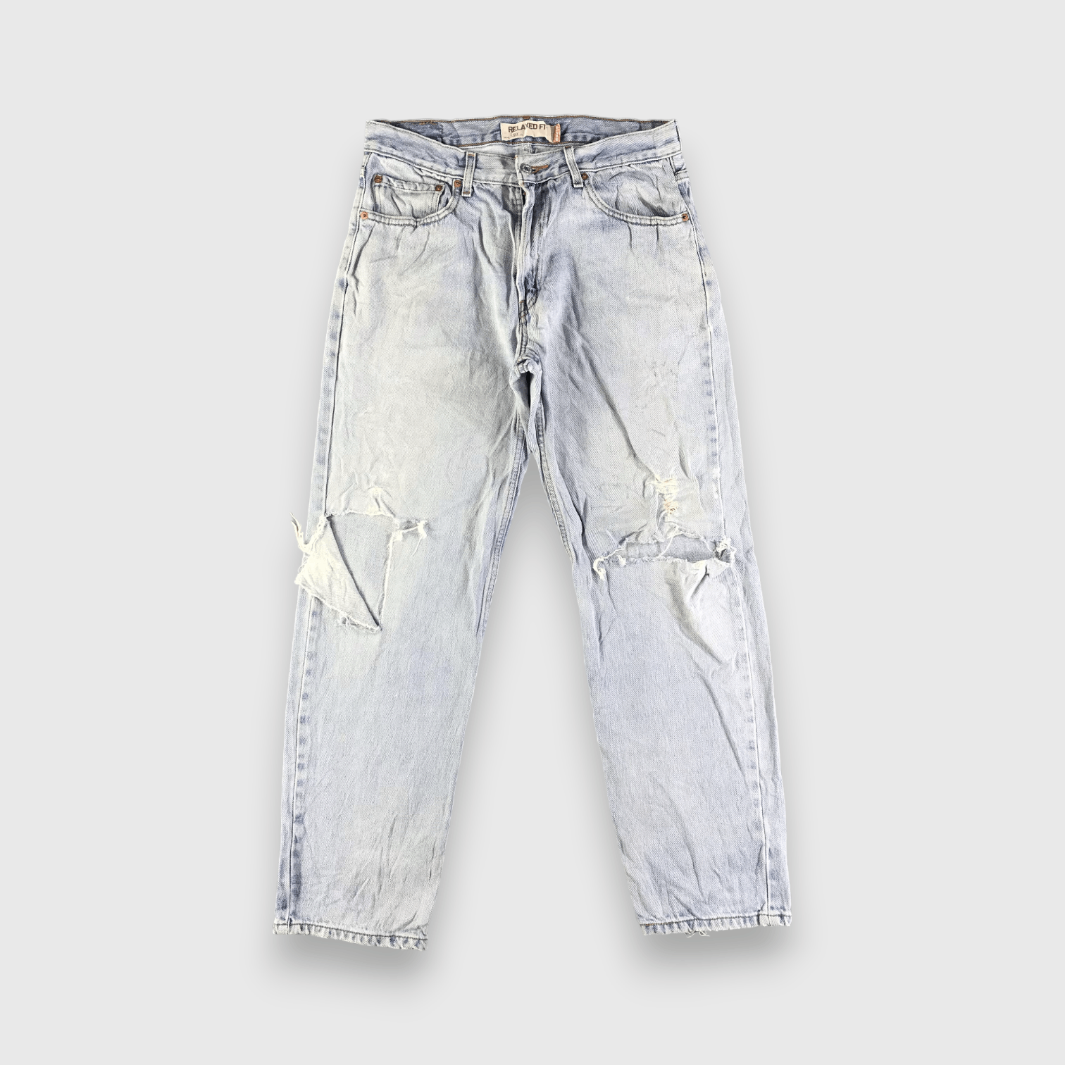 Levi's Vintage Light Wash Levis 550 Jeans-J3236 Size US 33 - 1 Thumbnail