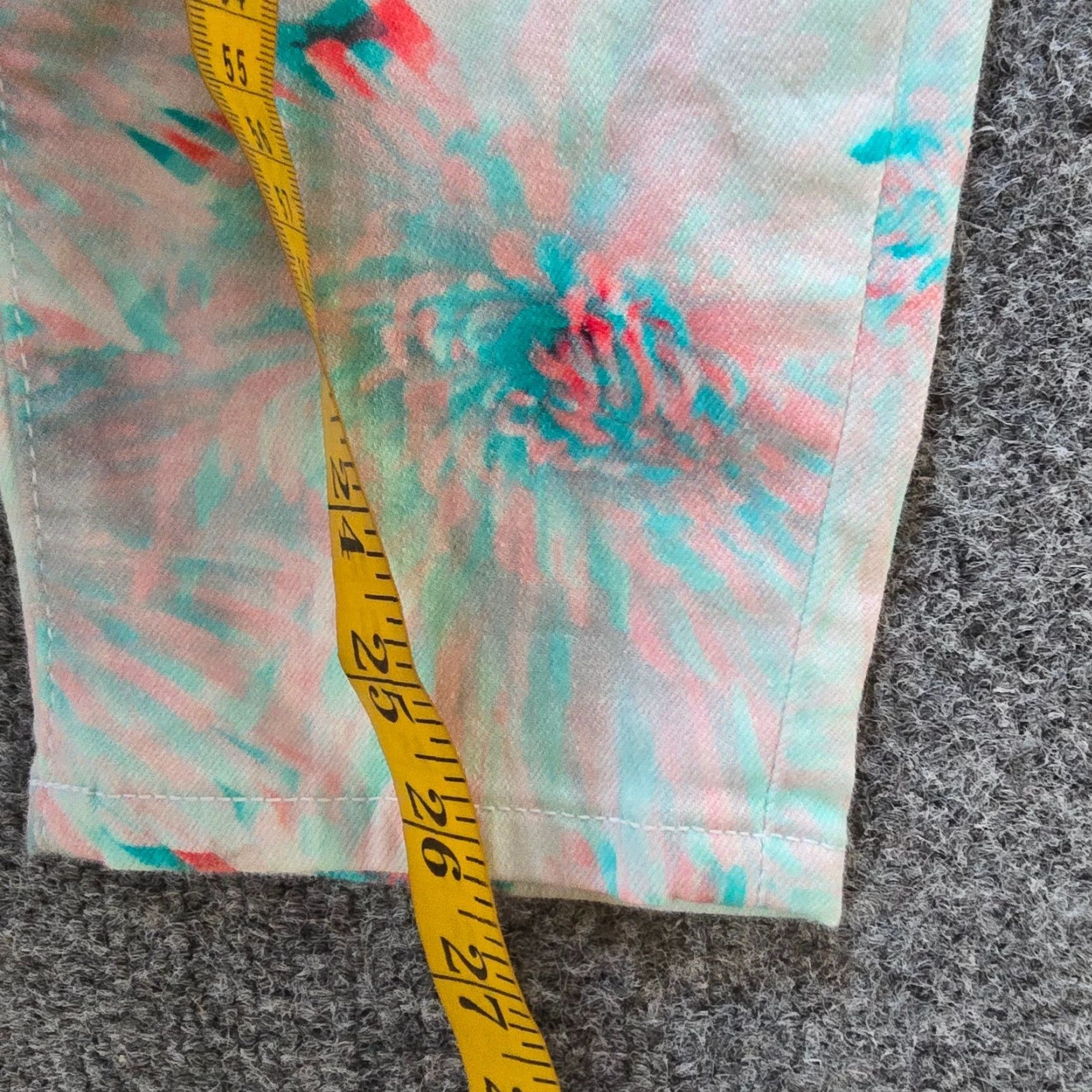J Brand J Brand Pants Womens 29 White Floral Art To Wear Stretch Skinny Casual Green Twill Cotton Ankle Regular Women Mens Size 29" - 7 Thumbnail