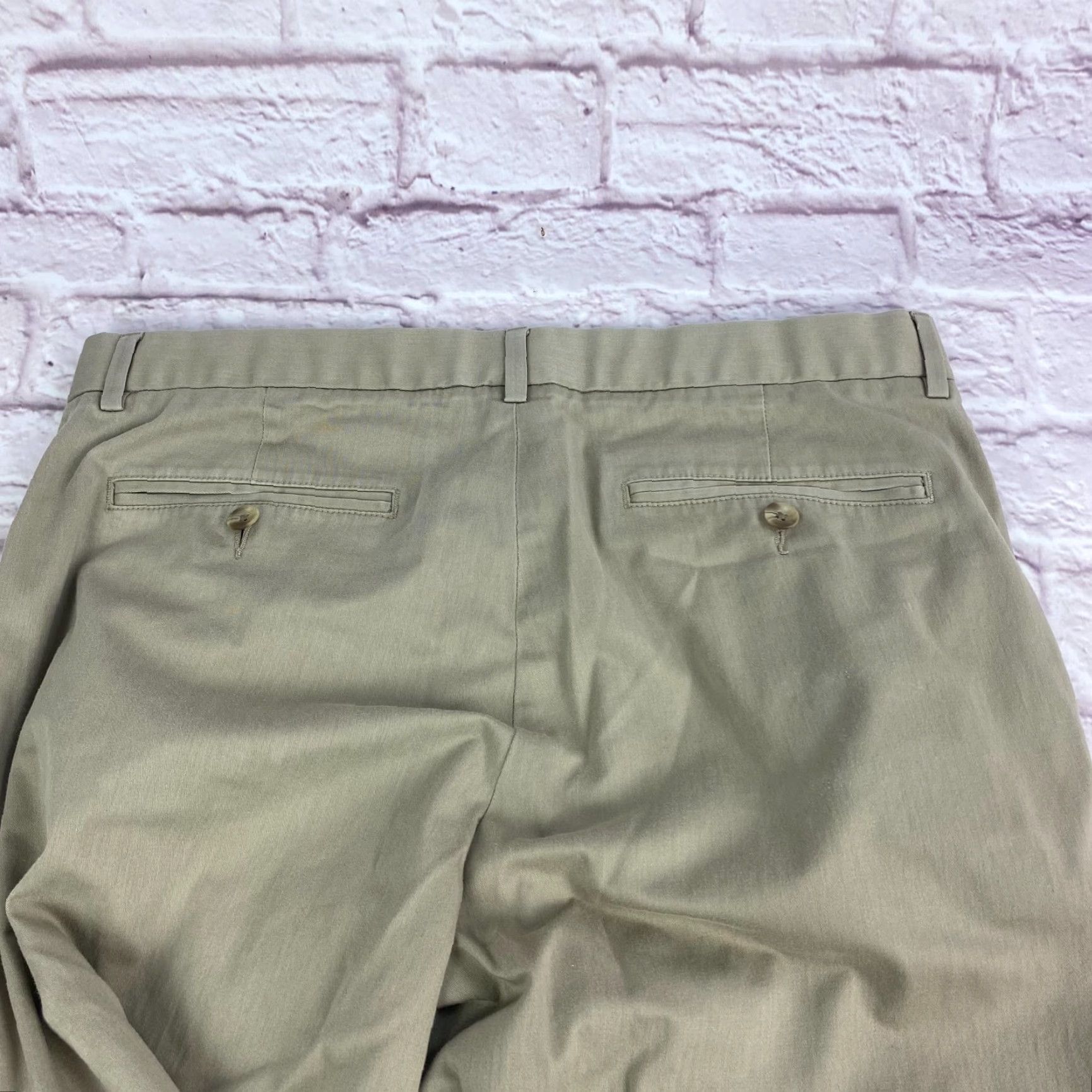 Gap GAP Mens Khaki Work Pants 34 x 34 Chino Tailored Straight Fit Mid Rise Classic Size US 34 / EU 50 - 6 Thumbnail