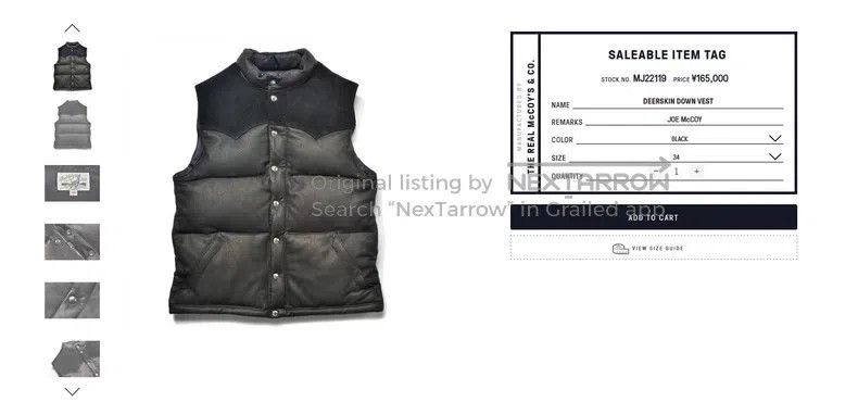 The Real McCoy's The Real McCoys Deerskin down jacket Size US M / EU 48-50 / 2 - 1 Thumbnail