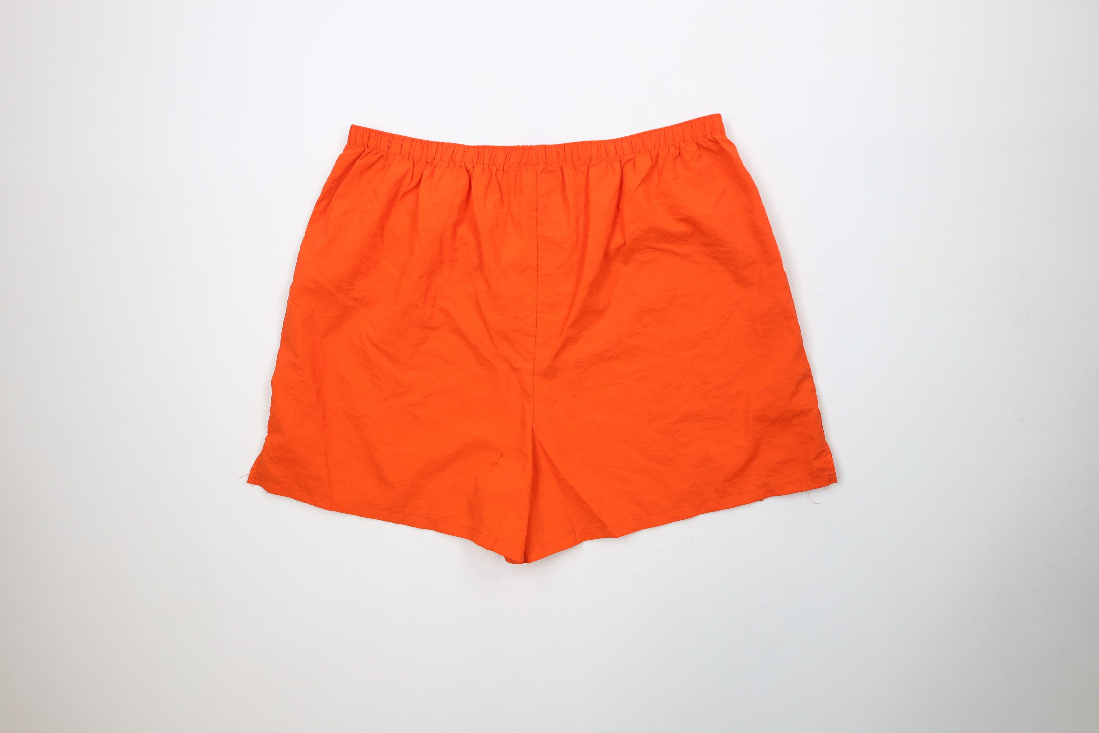 Vintage Vintage 90s Streetwear Knee Soccer Shorts Baggies Orange USA Size 32" / US 10 / IT 46 - 10 Thumbnail