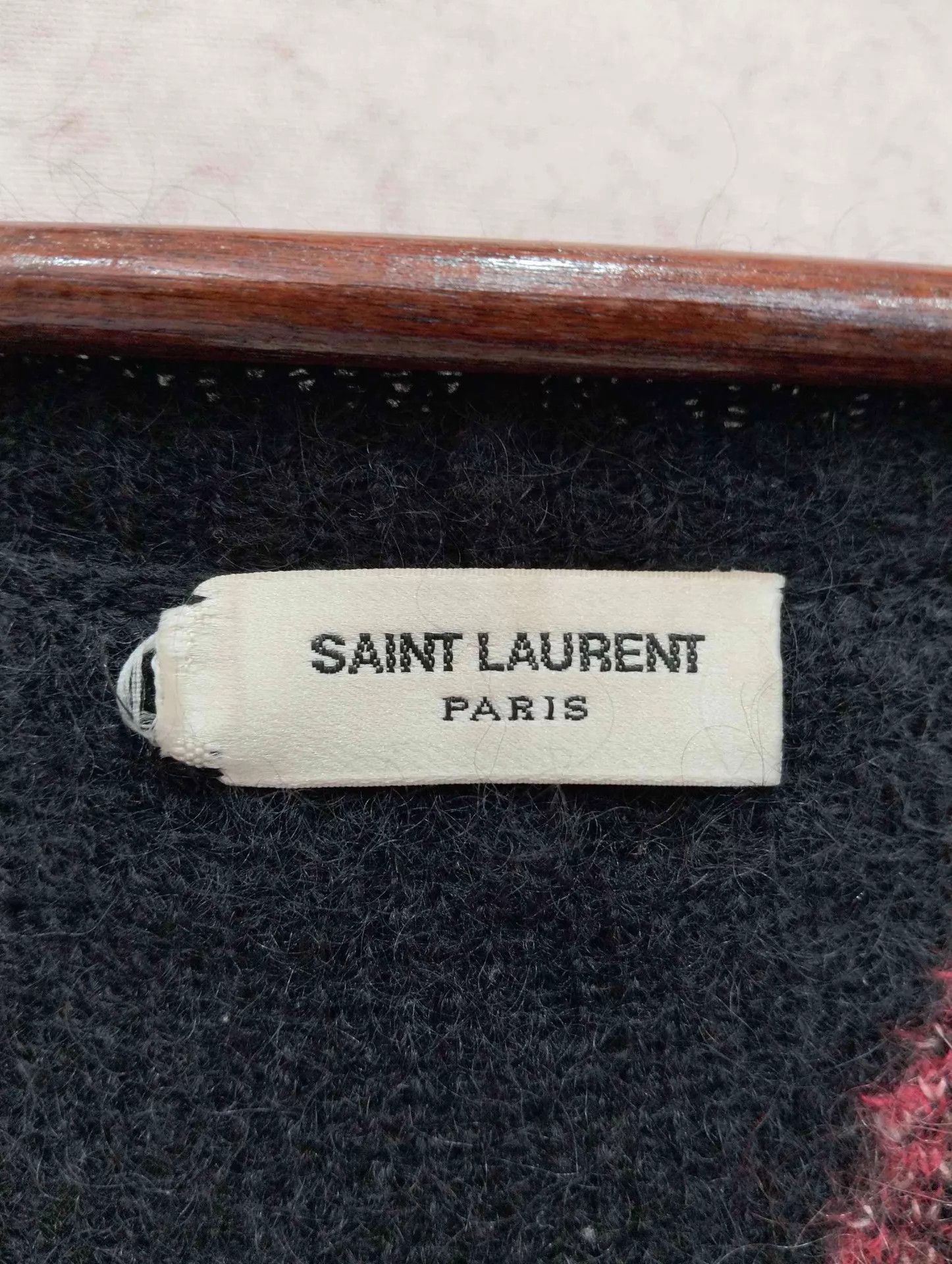 Saint Laurent Paris Saint Laurent Flamingo Intarsia Knit Cardigan S Size S / US 4 / IT 40 - 5 Thumbnail