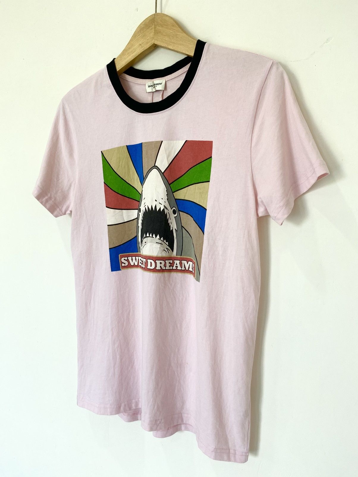 Designer × Saint Laurent Paris sweet dreams saint lauren pink tshirt Size US S / EU 44-46 / 1 - 4 Thumbnail