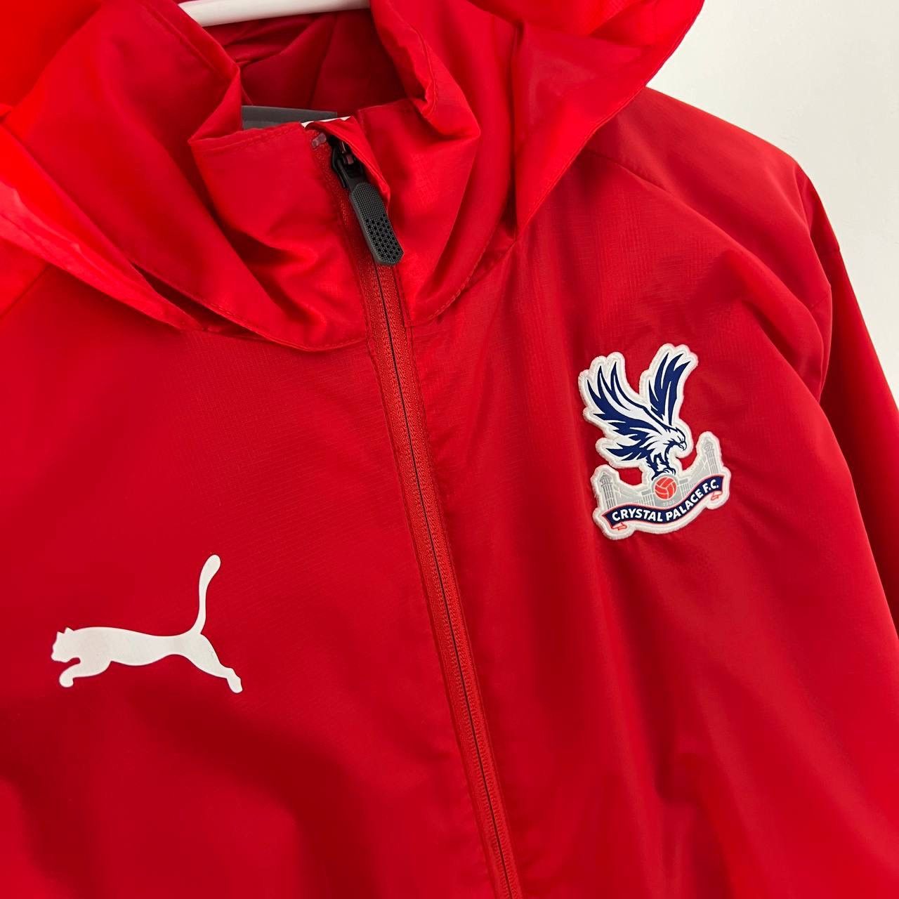 Puma Vintage Y2K Puma Crystal Palace Zip Up Soccer Light Jacket Size US M / EU 48-50 / 2 - 3 Thumbnail
