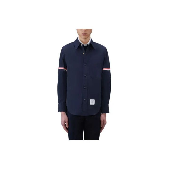 Thom Browne Classic Long Sleeve Button-Up Shirt