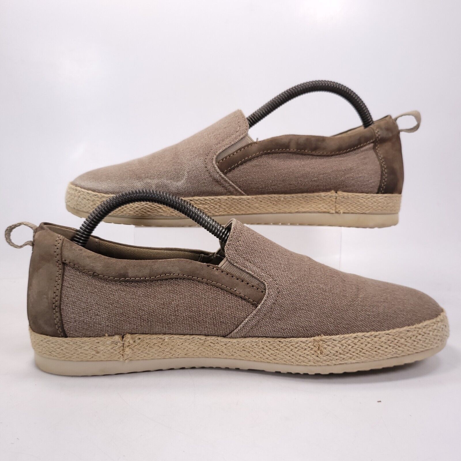 Geox Goex Espadrilles Flat Womens Size 10 40 U52B7B Brown Beige Size US 10 / IT 40 - 6 Thumbnail