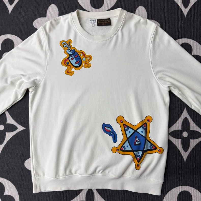 Other LOEWE Paula's white hoodie Size L / US 10 / IT 46 - 1 Thumbnail