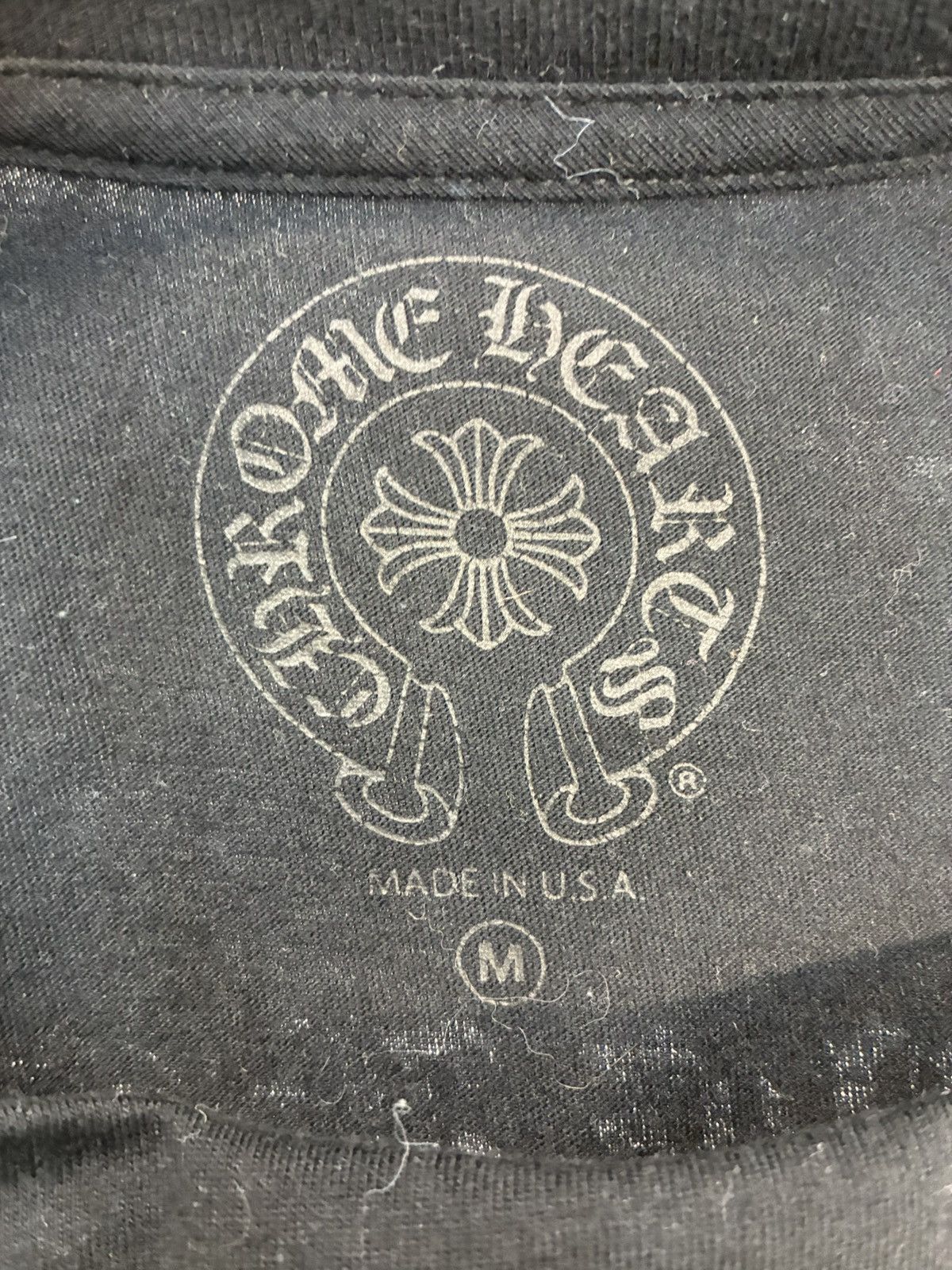 Chrome Hearts CHROME HEARTS BOOST LOGO T-SHIRT 'BALCK' Size US M / EU 48-50 / 2 - 6 Thumbnail