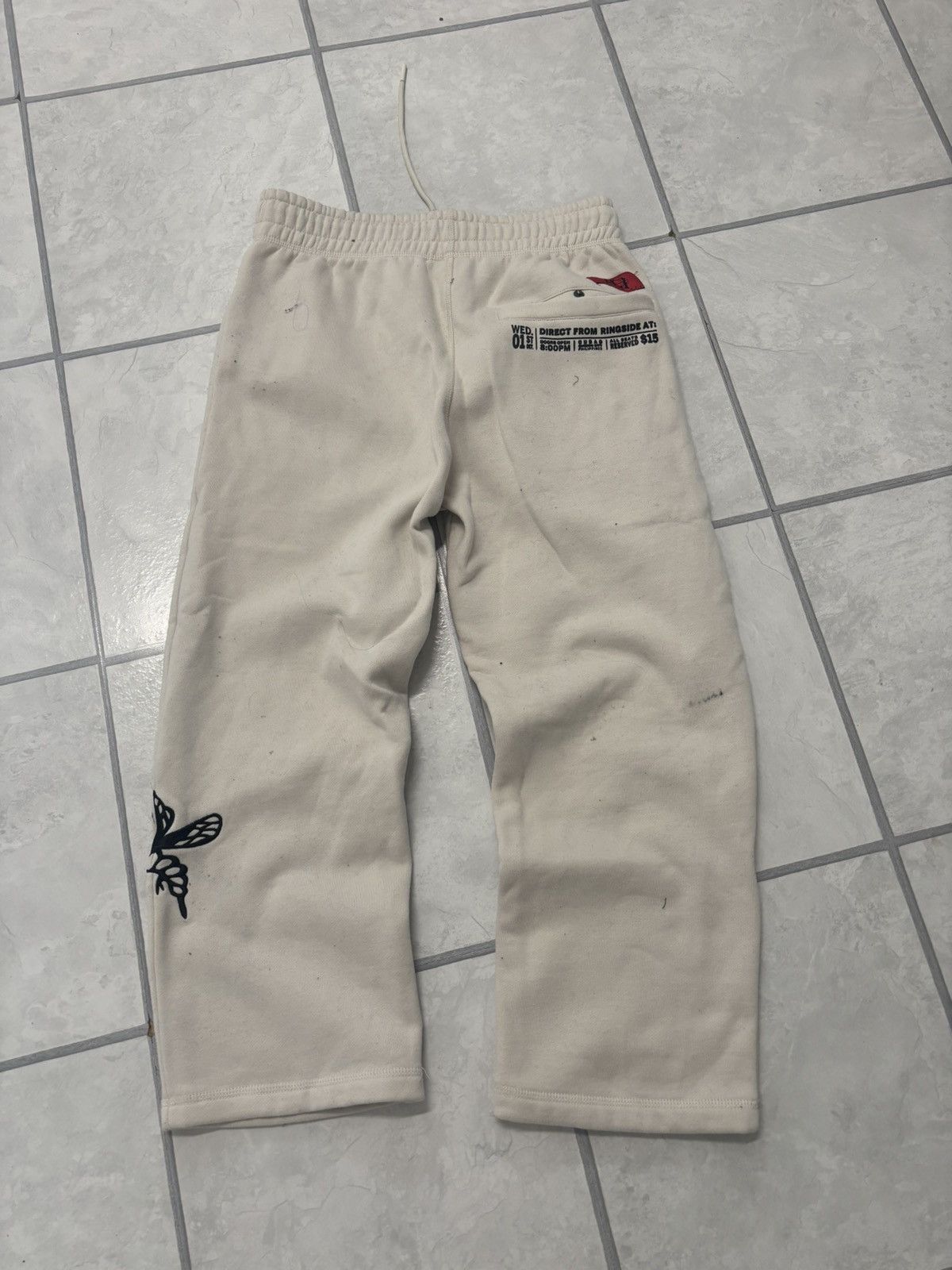Other Brand new muhammad ali shoe palace beige baggy sweats mens S Size US 28 / EU 44 - 2 Thumbnail