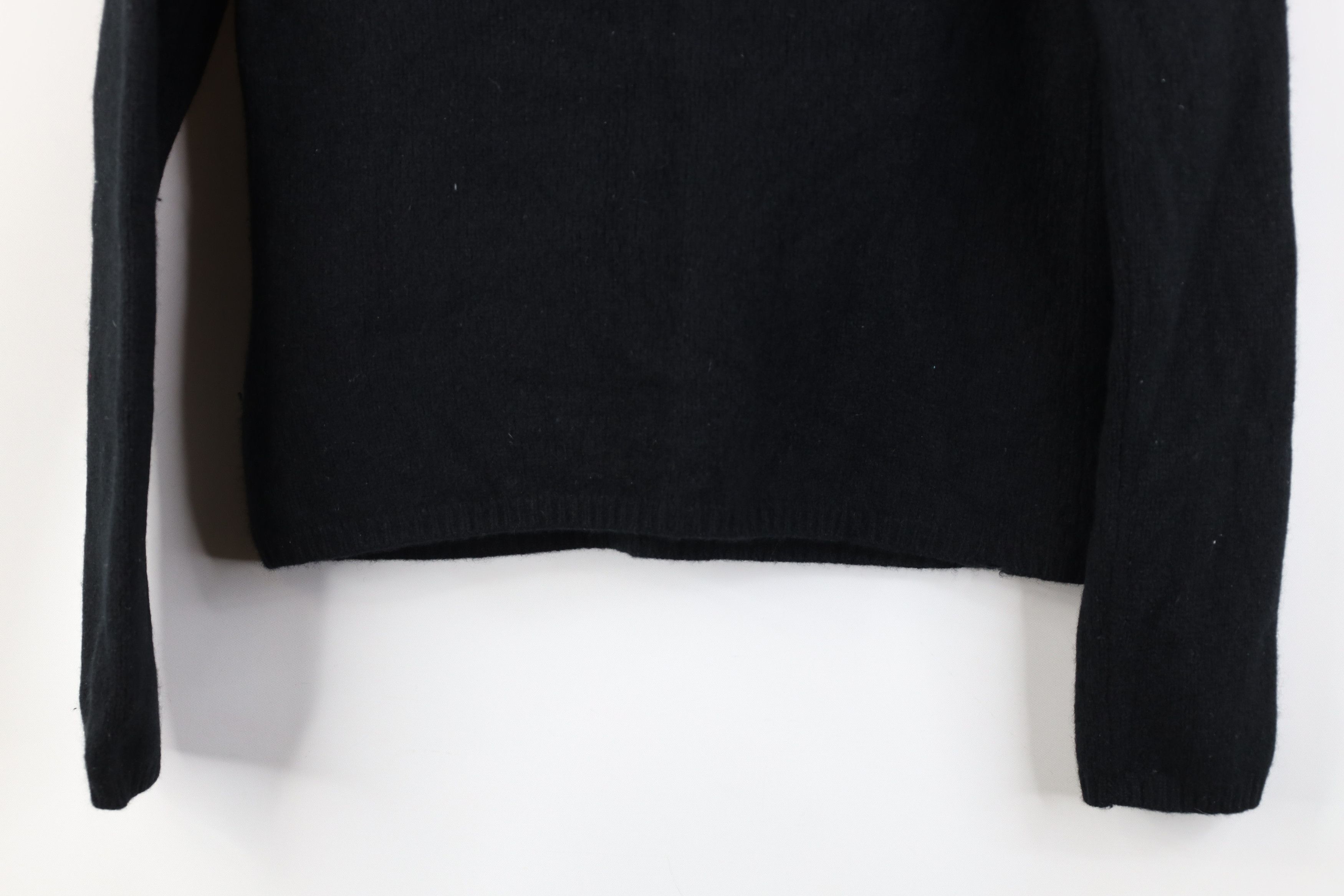 J.Crew Vintage Y2K J Crew Cropped Cashmere Knit Sweater Black Size M / US 6-8 / IT 42-44 - 10 Thumbnail