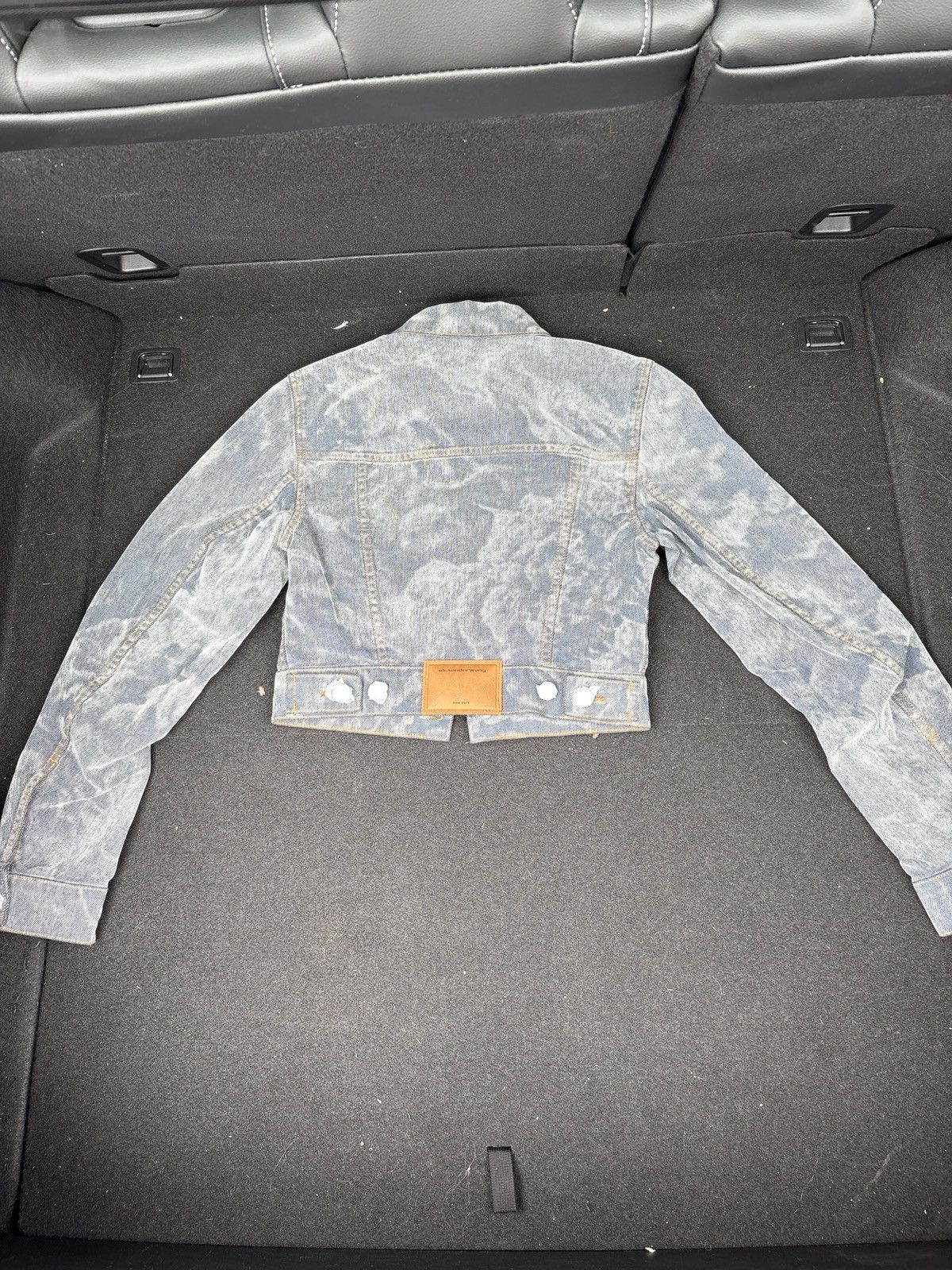 Alexander Wang × Designer Alexander Wang slim flocked trucker jacket Size S / US 4 / IT 40 - 2 Thumbnail