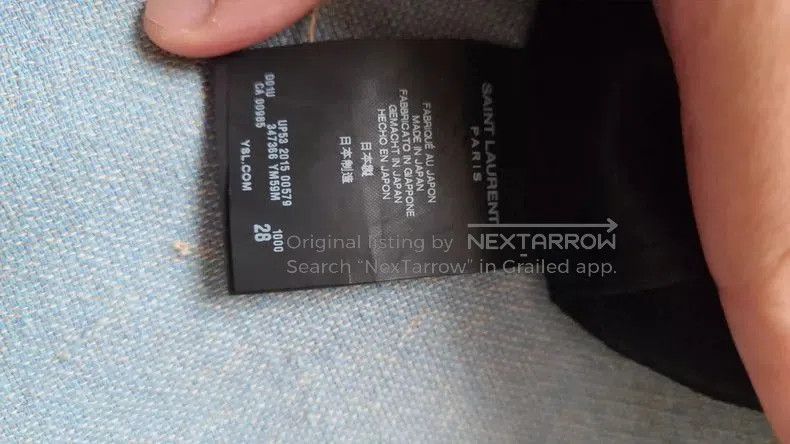 Saint Laurent Paris Saint Laurent D02 Jeans 2015 Size 28. Size US 28 / EU 44 - 5 Thumbnail