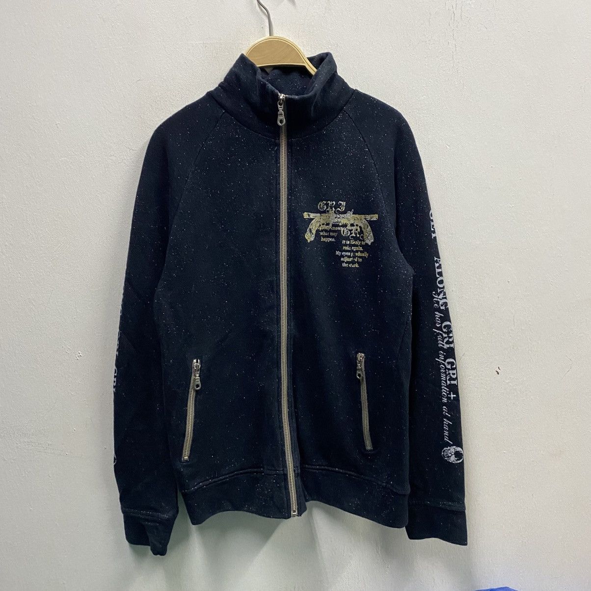 If Six Was Nine Vintage Japanese Brand GriGri "Guns" Track Jacket Size US M / EU 48-50 / 2 - 2 Thumbnail