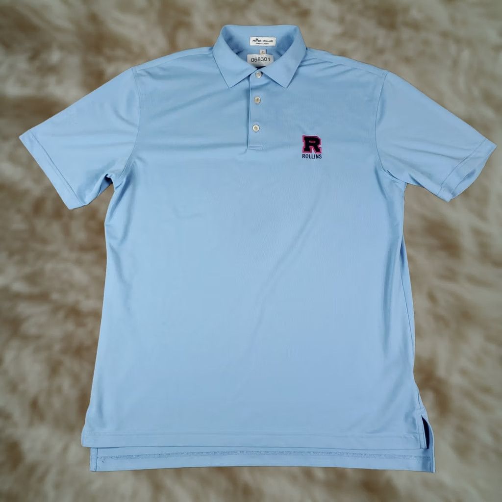 Peter Millar Peter Millar Polo Shirt Mens Medium Blue Rollins College Summer Comfort Size US M / EU 48-50 / 2 - 1 Thumbnail