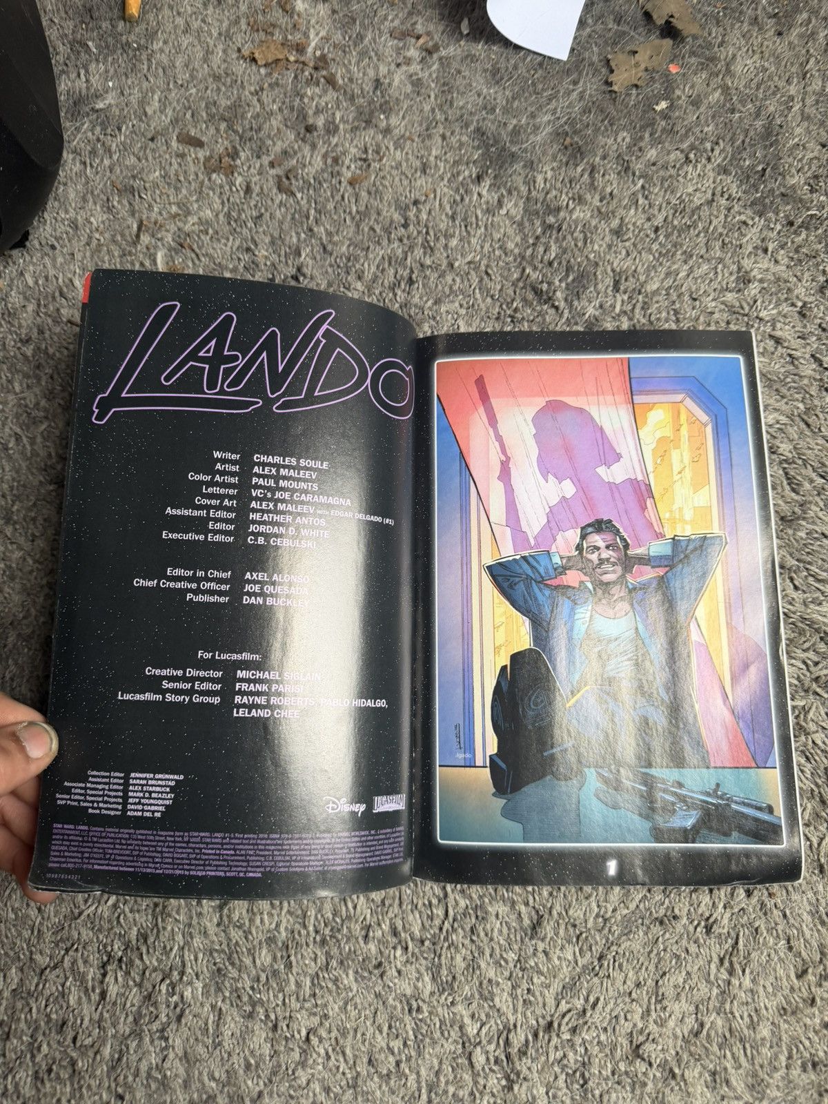 Star Wars 2016 Marvel Comics Star Wars: Lando Comic Book Size ONE SIZE - 4 Thumbnail