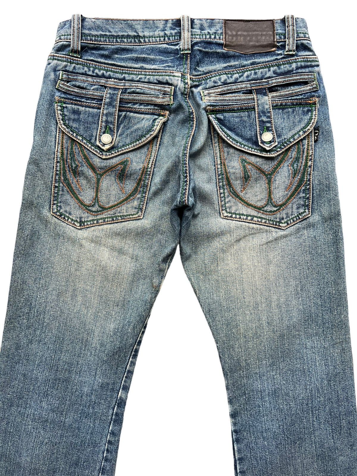 Other Morgan Japan Distressed Multipocket Punk Denim Jeans 31x32.5 Size US 31 - 5 Thumbnail